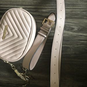 Aldo belt bag- nude pink color.